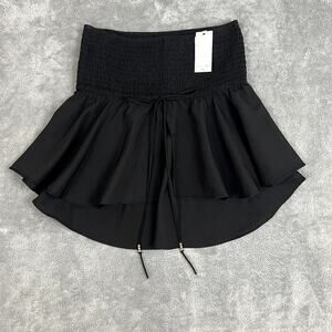 Winston White Santorini Tube Top Womens S Black Ruffle Flowy NWT MSRP $99